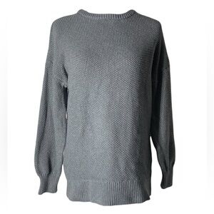 Gray Tunic 100% Wool knitted Old Navy Sweater